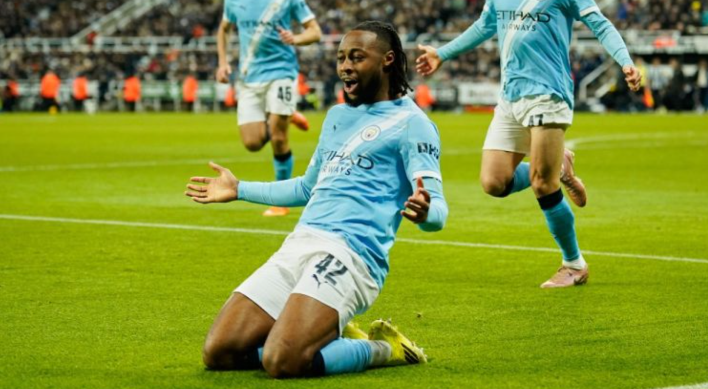 선제골을 넣고 기뻐하는 앙투안 세메뇨