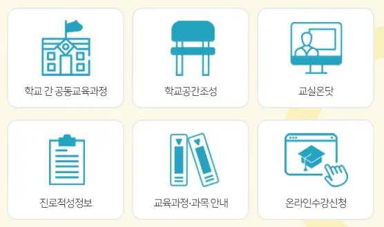 고교학점제-플랫폼-주요-메뉴