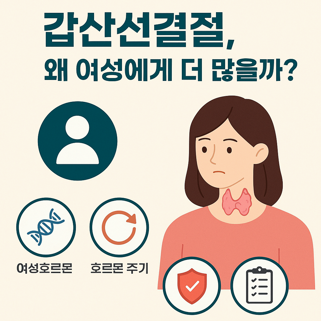 갑상선결절, 왜 여성에게 더 많을까?