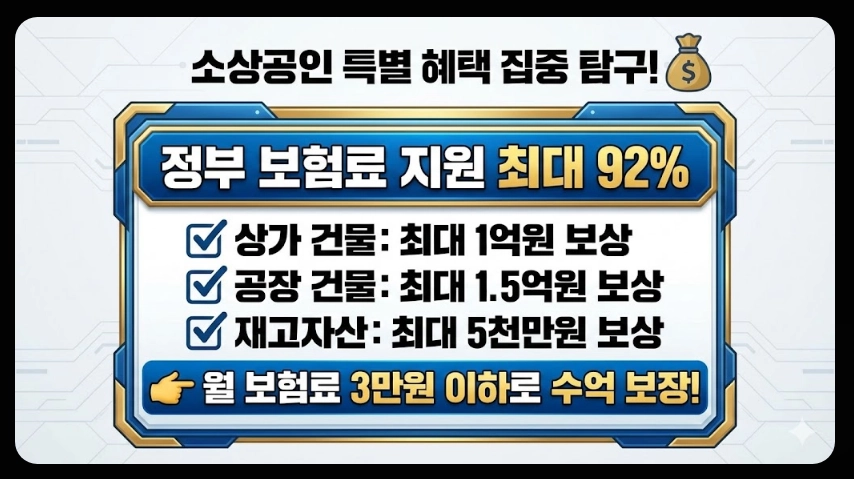 풍수재해 지진재해보험료 지원혜택,가입대상,보장범위