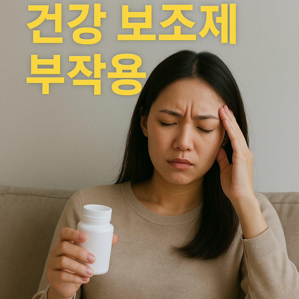 건강 보조제 부작용