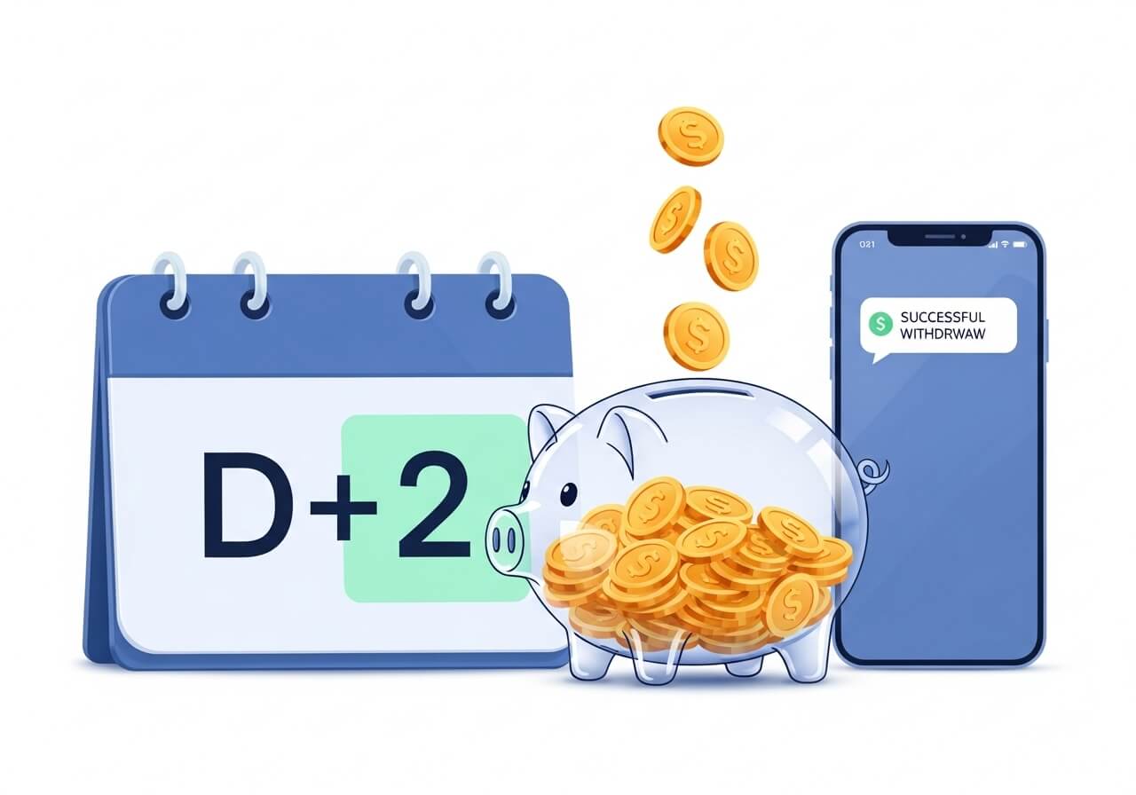 주식 매도후 인출가능시간