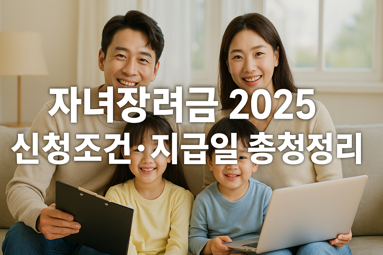 자녀장려금 2025 신청 조건과 지급일 총정리