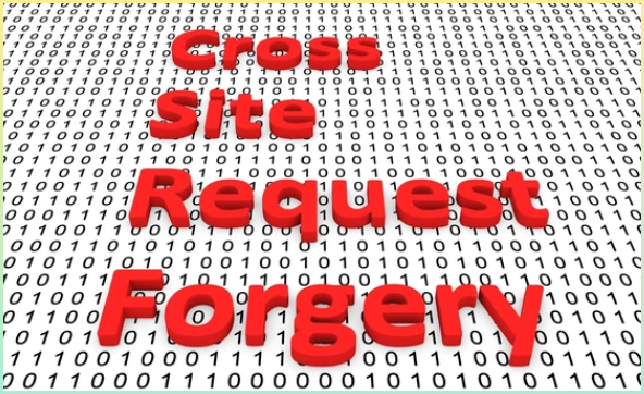 바이너리 코드, 3D 일러스트레이션 형태의 크로스 사이트 요청 위조