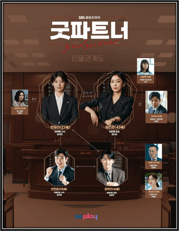 굿파트너 드라마 등장인물관계도