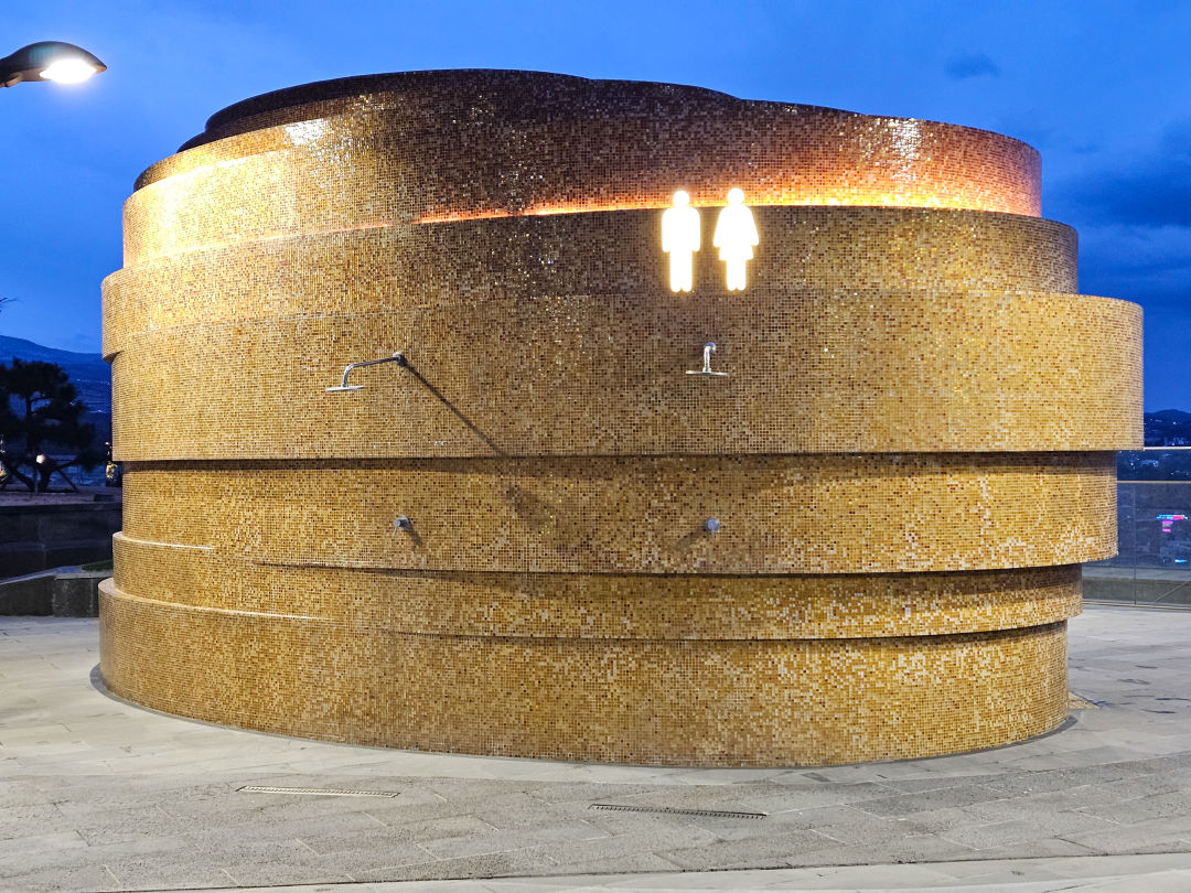 그랜드 하얏트 제주 야외 수영장 화장실