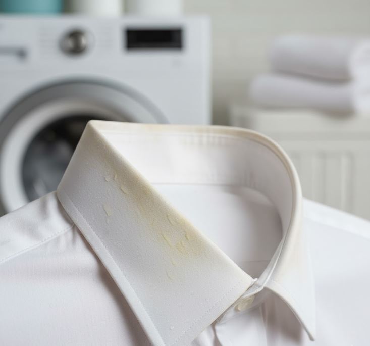 와이셔츠 목때 생기는 이유