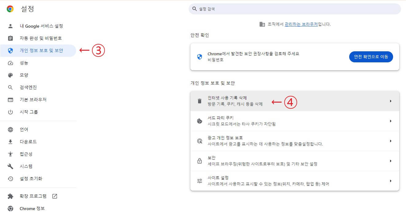 크롬(Chrome) 최적화