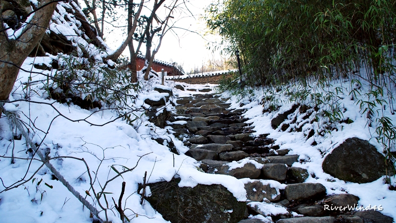 송광사 설경(松廣寺 雪景)