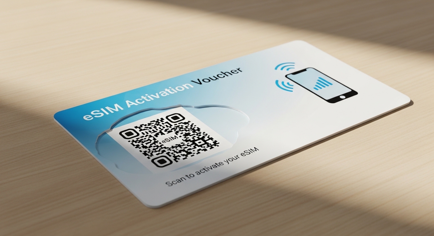유심 교체 없이 QR코드로 간편하게 등록하는 도쿄 현지 eSIM 데이터 사용 화면