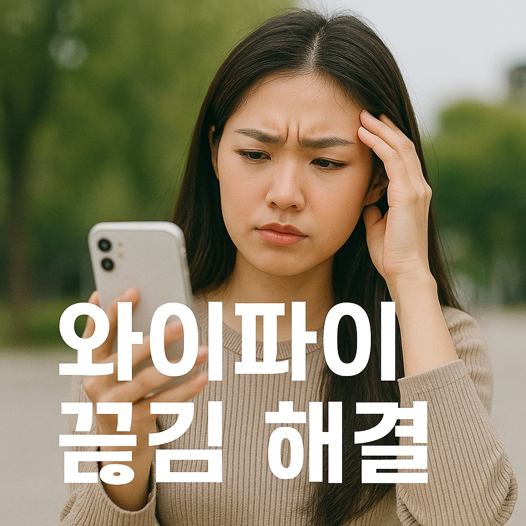 와이파이 계속 안 잡히나요 스마트폰 와이파이 접속 오류 해결 루틴 정리