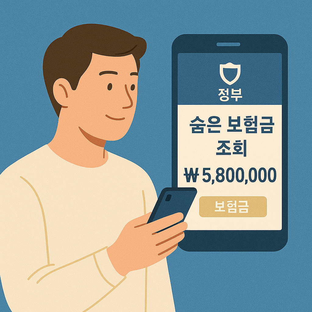 한국 숨은 보험금 조회로 100만원 찾는 법 (정부 서비스 활용법)