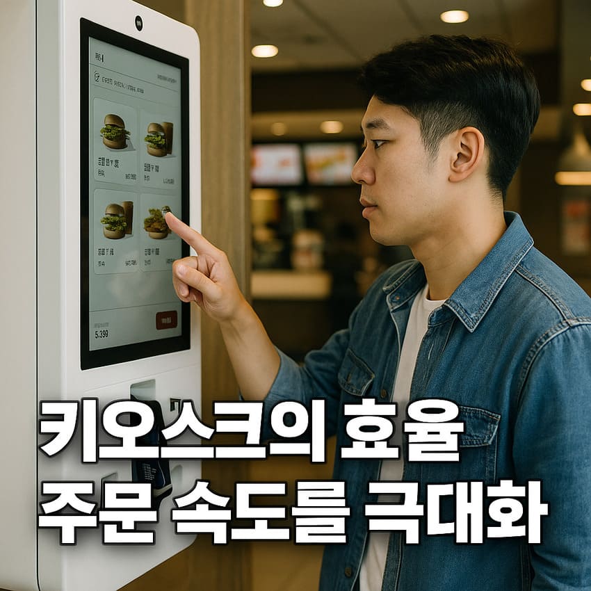키오스크가 매장 효율의 재설계하고 주문 속도를 극대화하는 구조적 이유