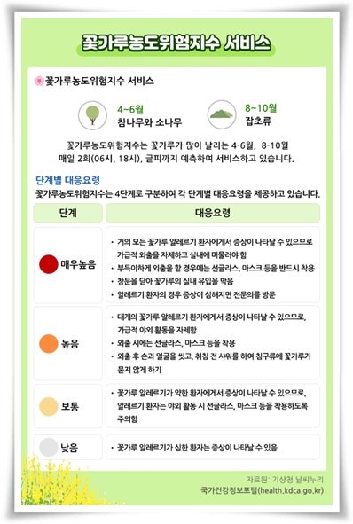 "꽃가루 알레르기" 꽃보다 알레르기로 고생하는 분을 위한 생존 가이드!