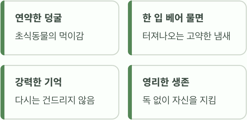 냄새, 가장 확실한 자기 방어술