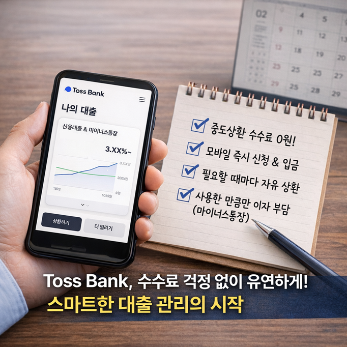 토스뱅크 대출 구조 인포 그래픽