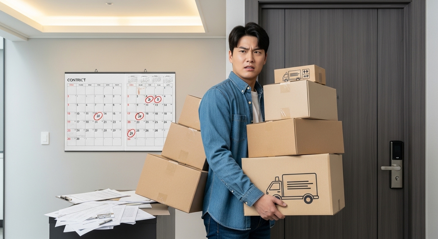 전세계약, 입주 지연, 전세 위약금