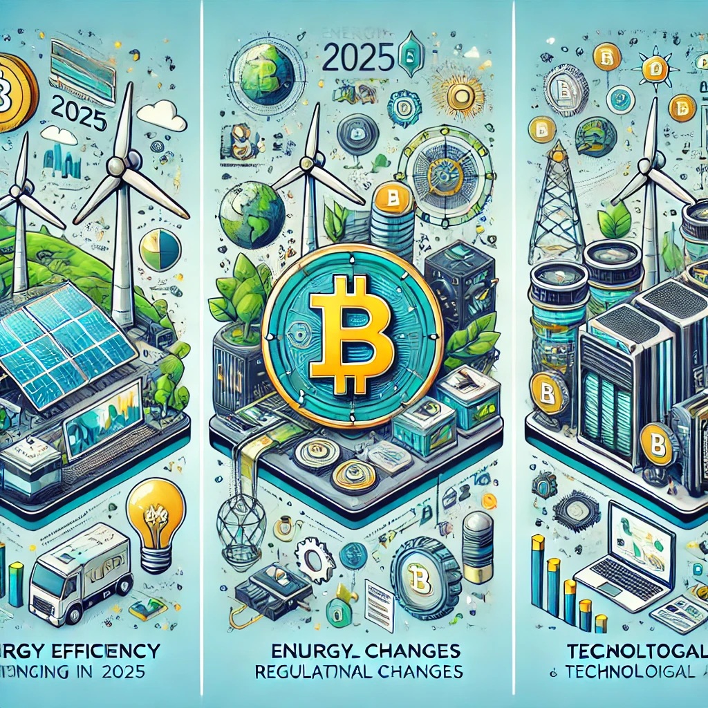 2025년 비트코인 채굴 환경 (에너지 효율, 규제 변화, 기술 발전)