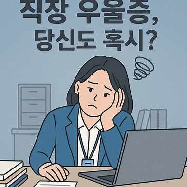 직장 우울증과 번아웃을 극복하는 현실적인 해결책 (스트레스 해소법)