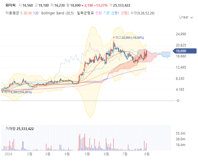 와이씨 주가전망 실적