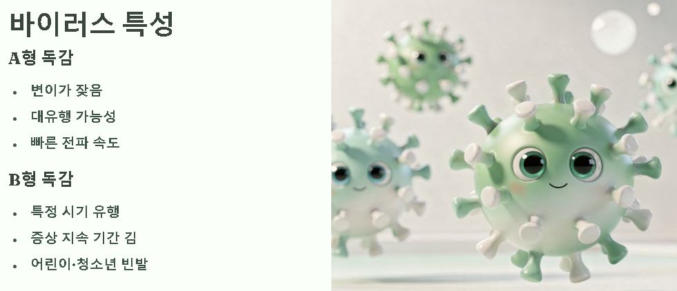 독감 백신 3가 4가 차이