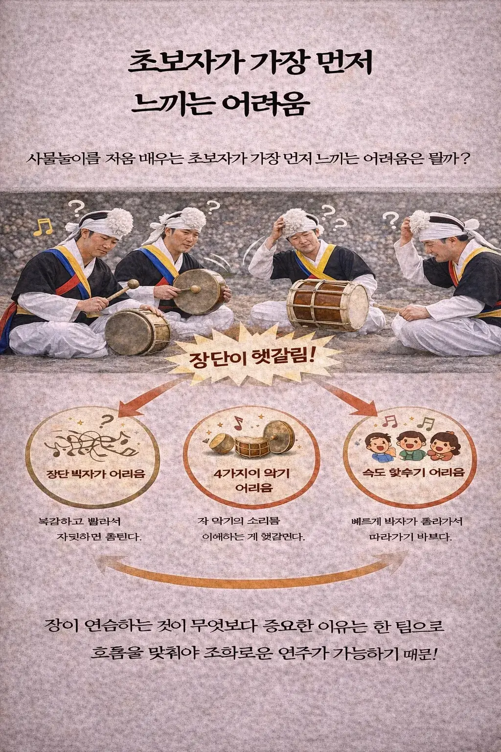 초보자가 가장 먼저 느끼는 어려움