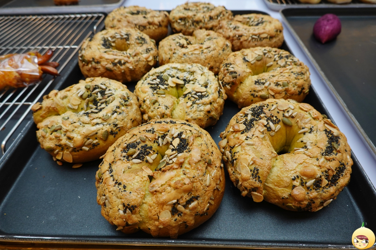 제주말차크림치즈베이글