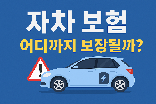 자차 보험 적용 범위