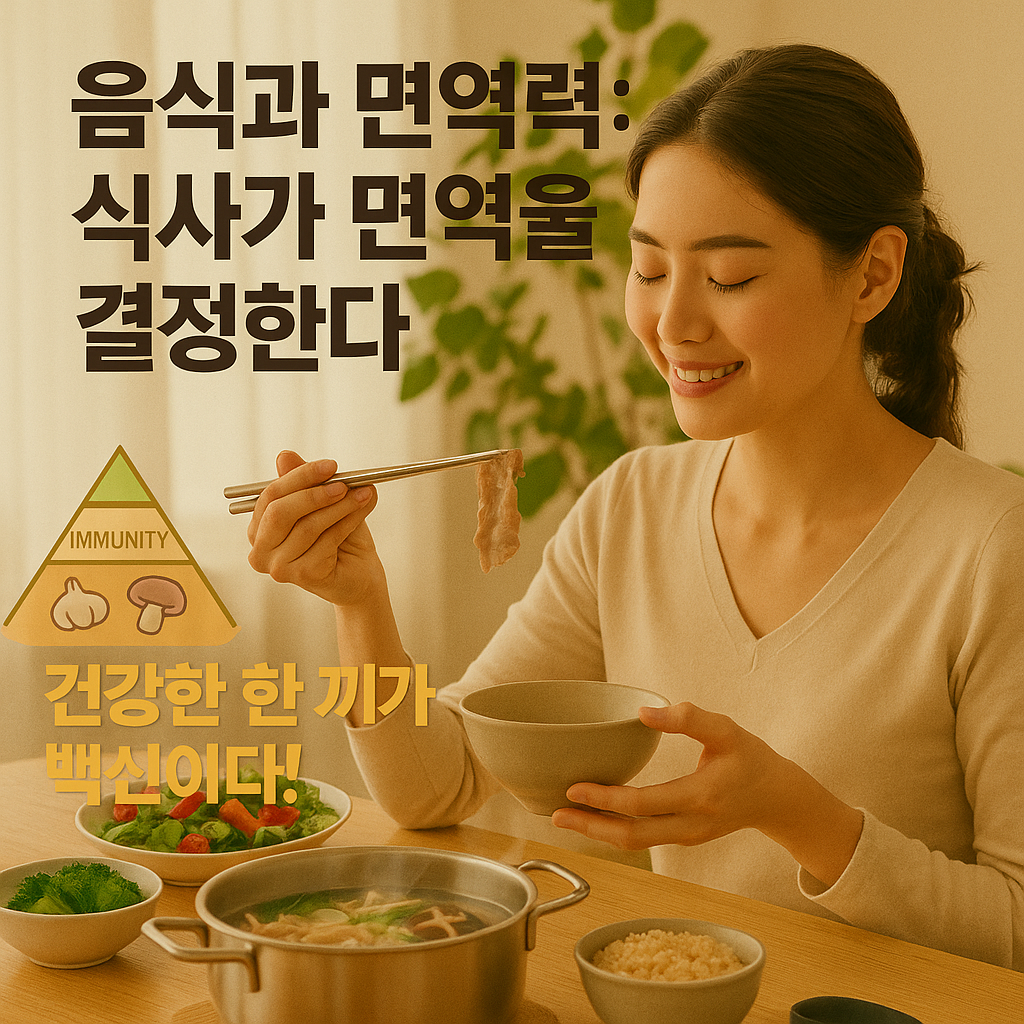 음식과 면역력: 식사가 면역을 결정한다