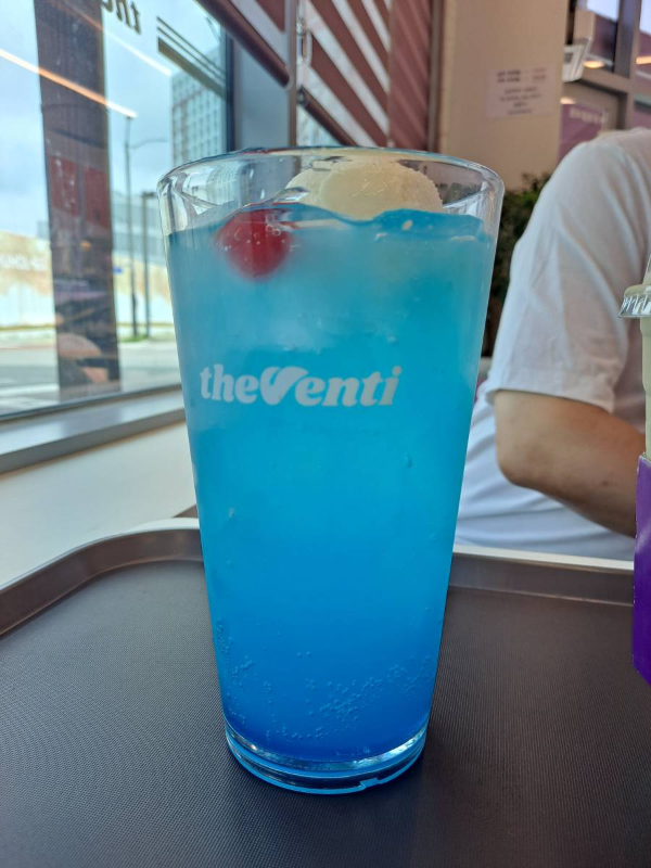 크림소다를 주문함