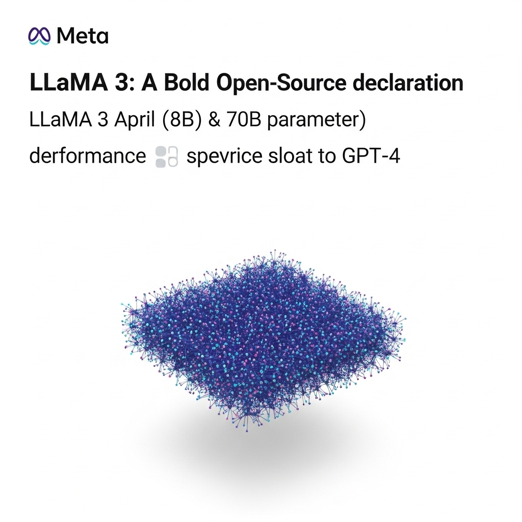 메타의 LLaMA 3: 본격적인 오픈소스 선언