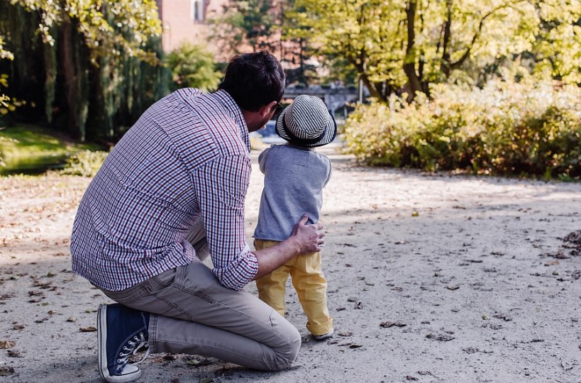 아빠 책 육아 사진