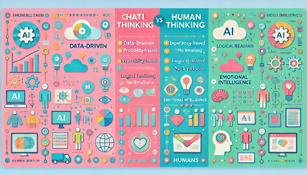 챗GPT와 인간의 사고 방식 차이
