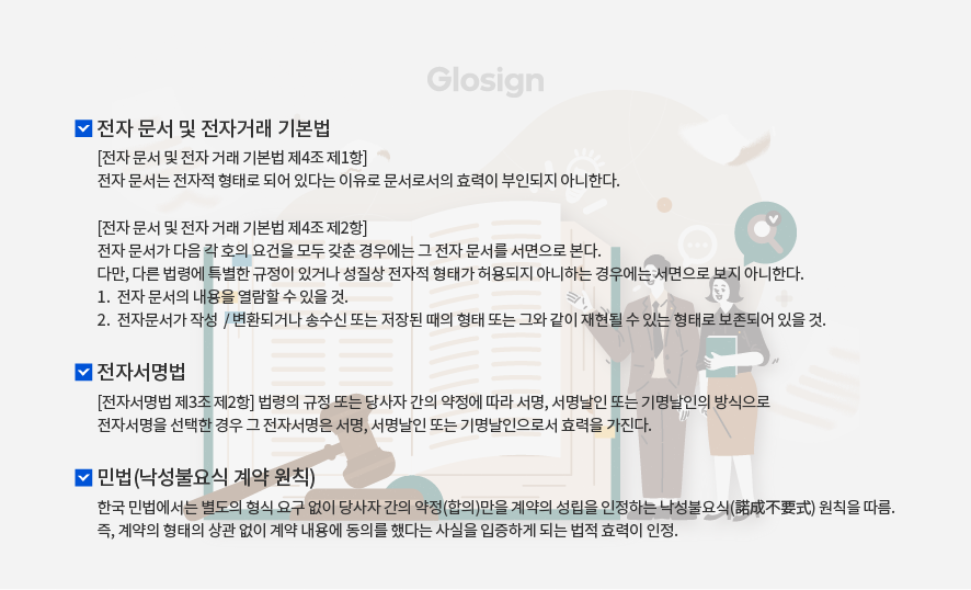 종이 계약은 이제 그만! 글로싸인 전자계약, 법적 효력부터 효율성까지 완벽 분석