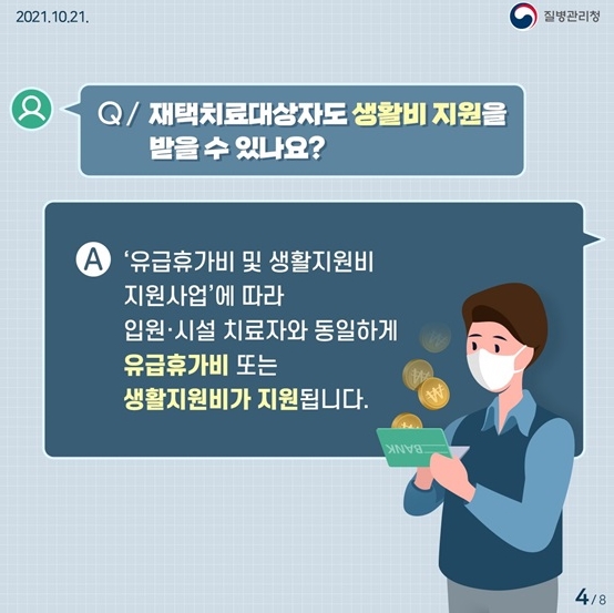 코로나재택치료생활지원비