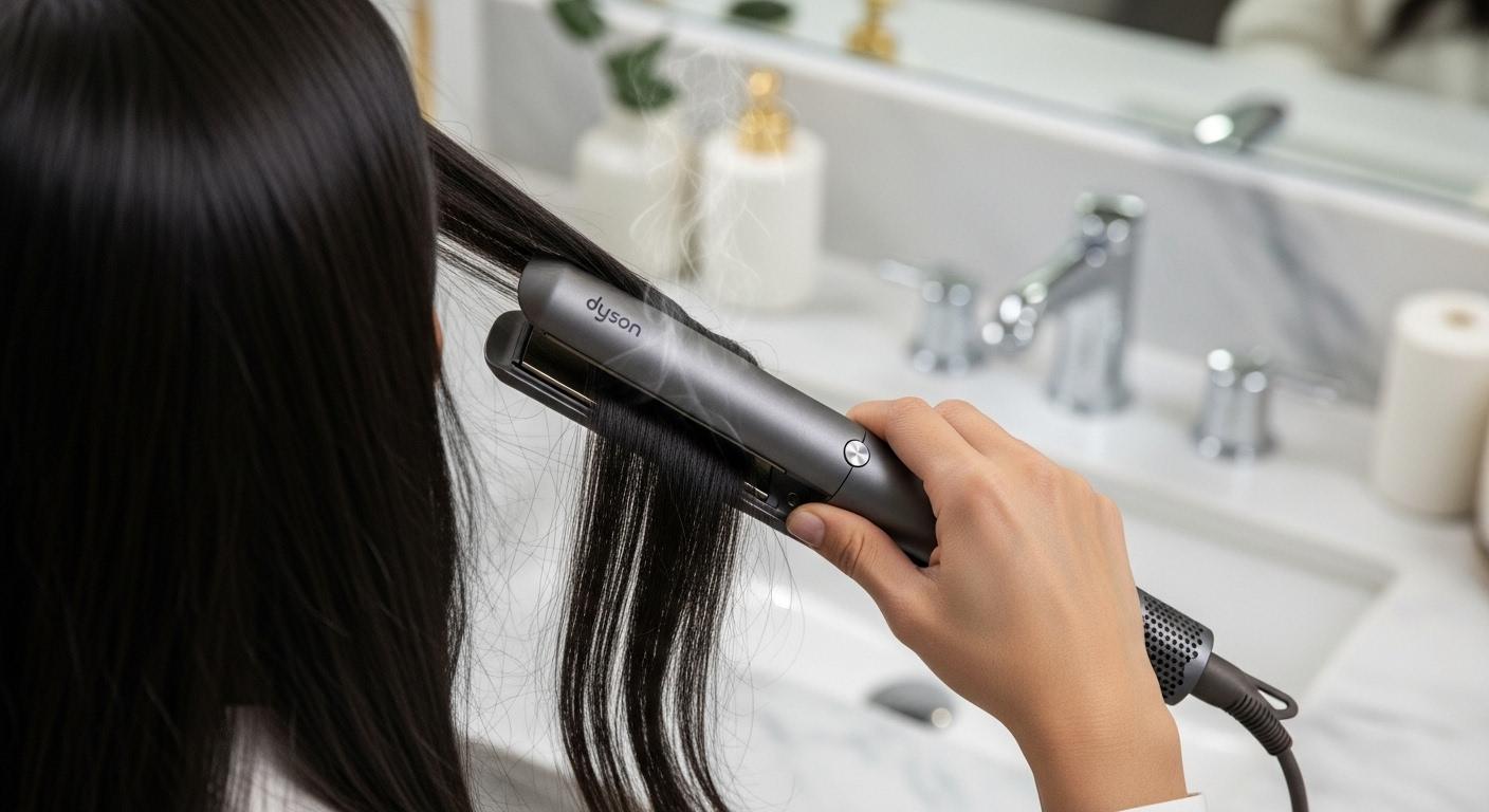 다이슨 고데기 사용법