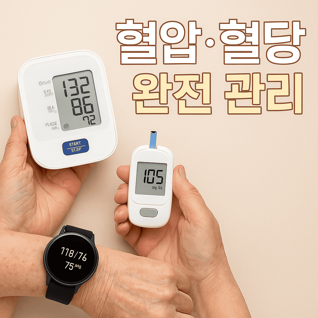 시니어 혈압, 혈당 관리 스마트 기기 추천 가이드