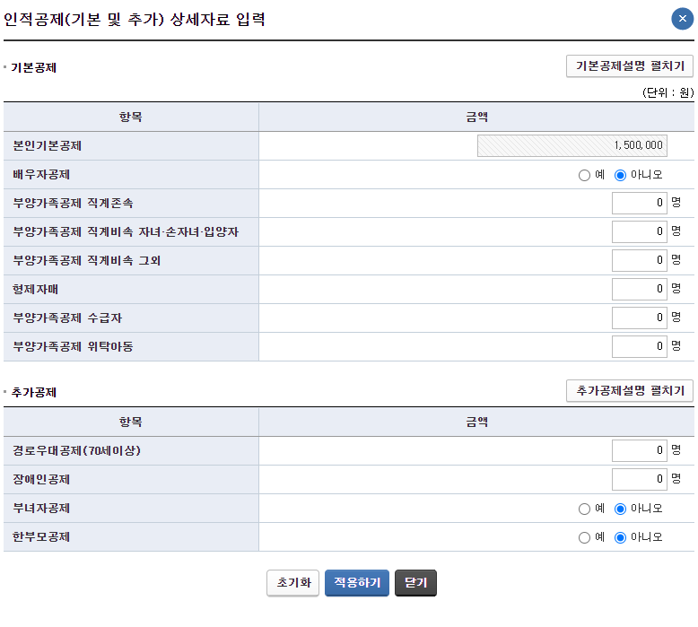 소득공제