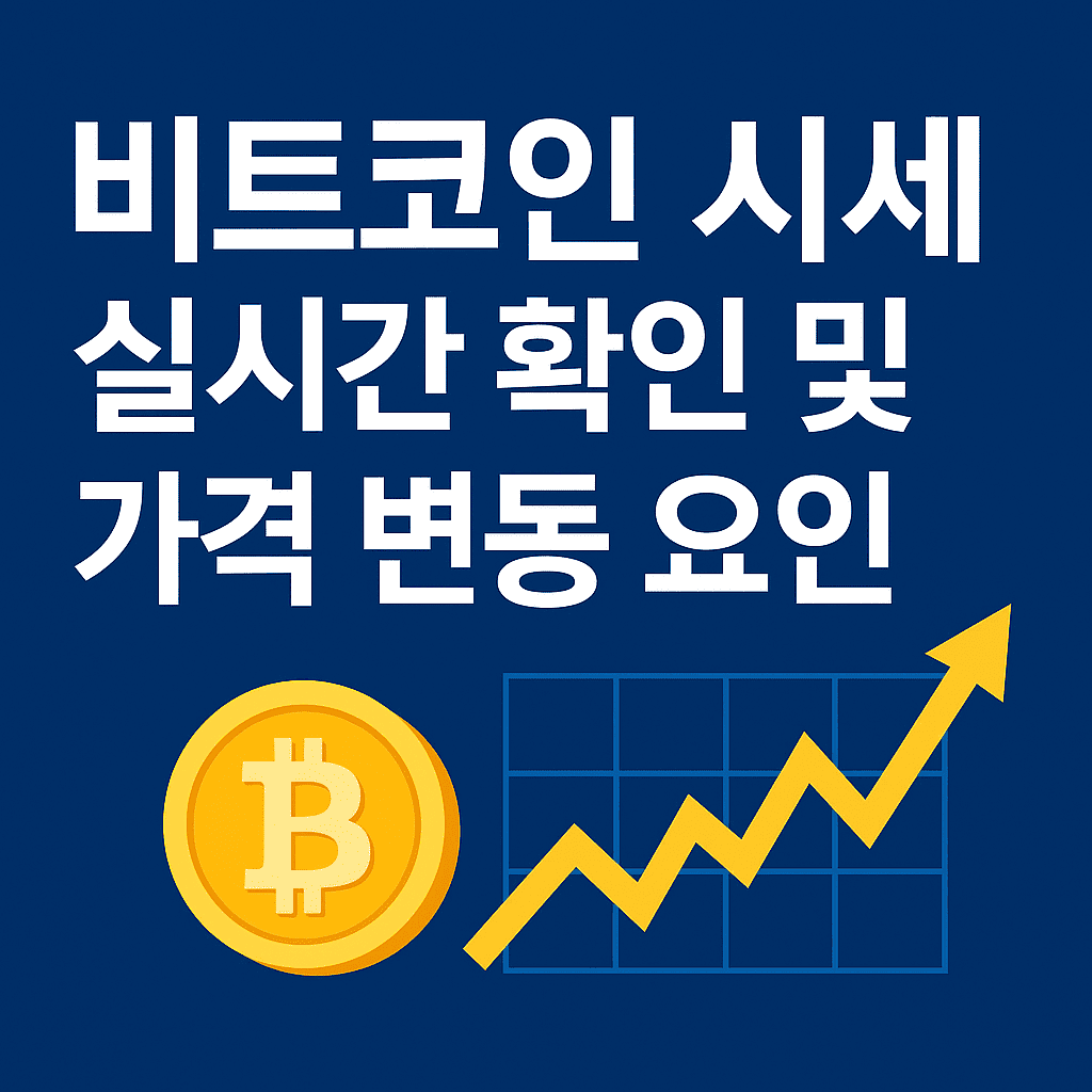 비트코인 시세 실시간 확인 및 가격 변동 요인 썸네일