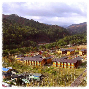 오대산 깊은 숲속에 자리한 자연명상마을