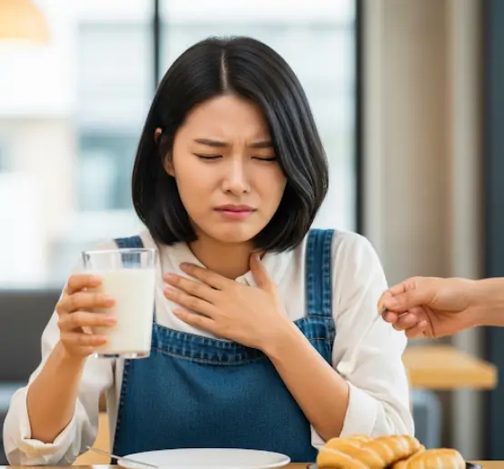 유당불내증 증상과 시기