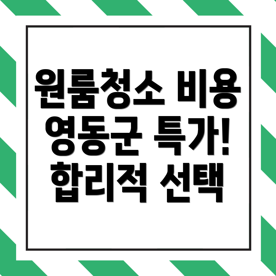 영동군 원룸청소
