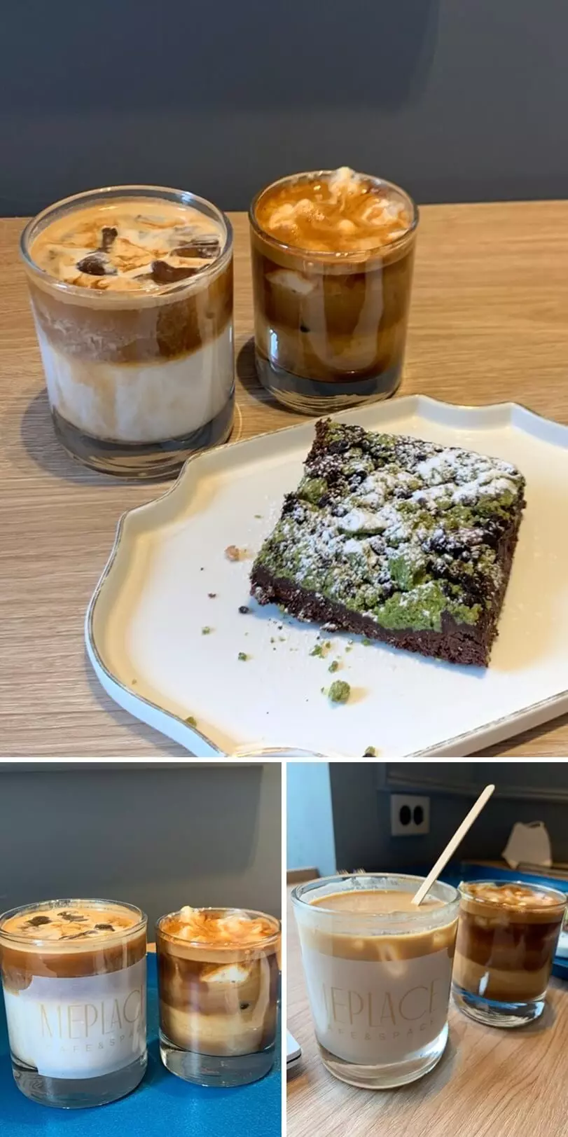 음료와 디저트사진