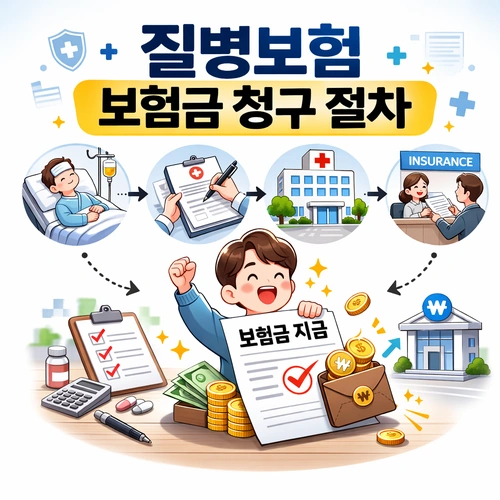 질병보험 보험금 청구 절차 썸네일