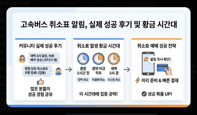 고속버스 취소표 알림 설정(앱, 방법)(2026년 + 정보)