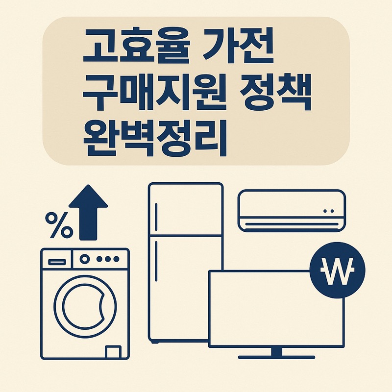 고효율 가전 구매지원 정책