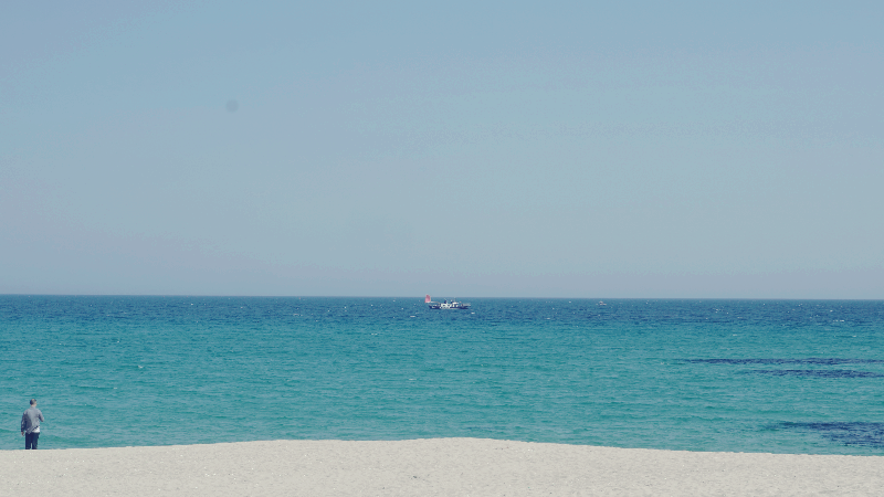 강릉 안목해변에서 엄마의 개인시간