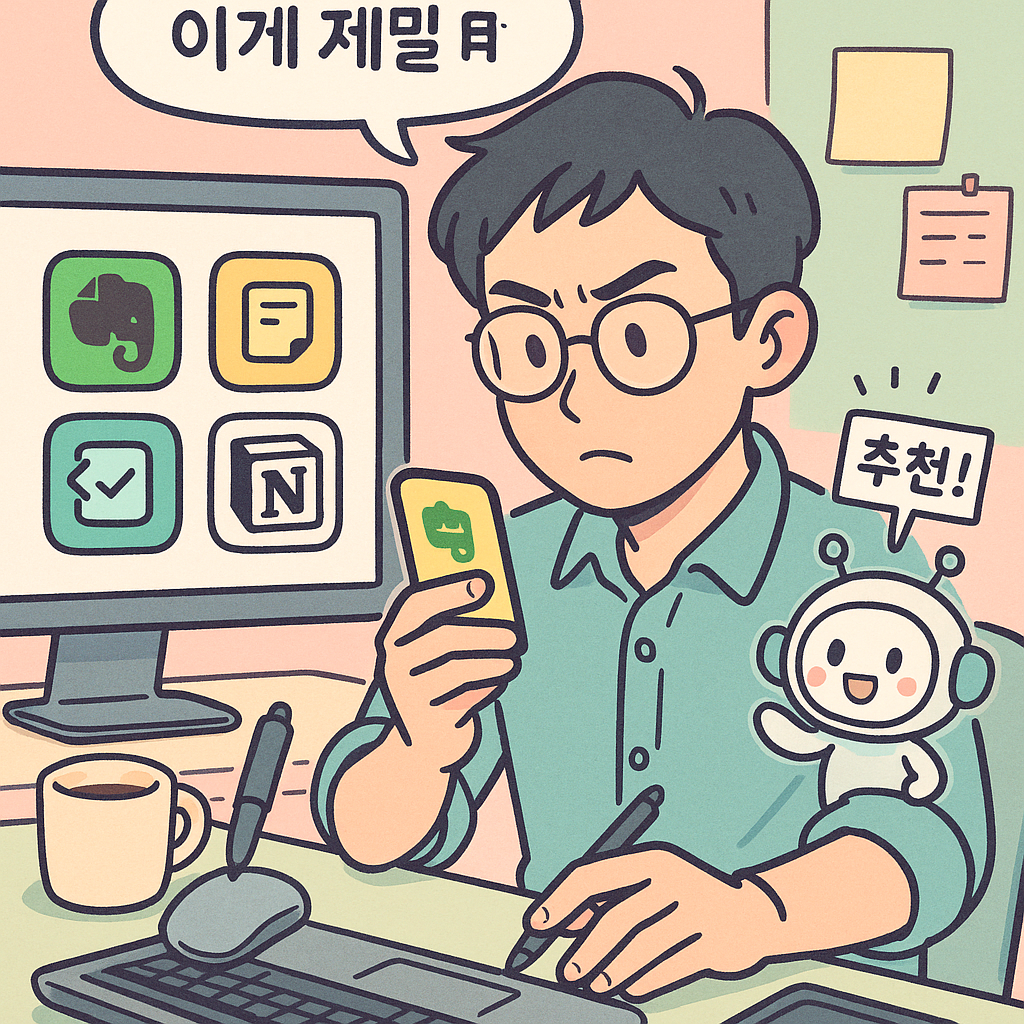 아시아권 블로거들이 애용하는 메모 앱 비교