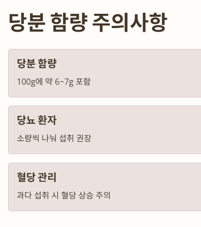 수박 칼로리 : 당분 함량 주의