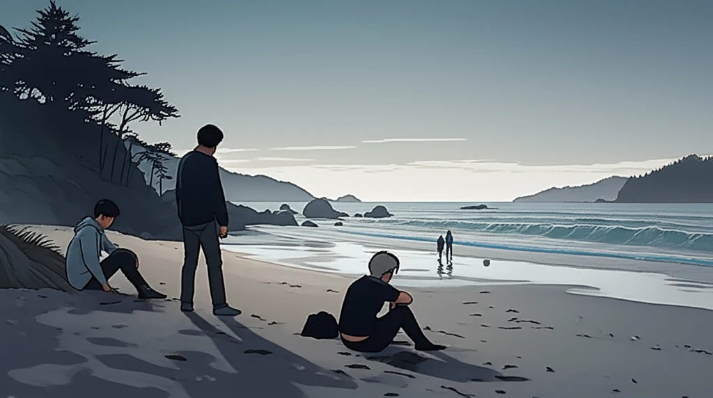 여름밤 해변 산책, 스트레스 제로! 